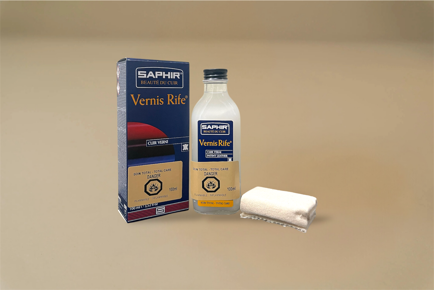 Saphir Beauté du Cuir Vernis Rife Patent Leather Cleaner Neutral - Brillaré Leather Care - 1