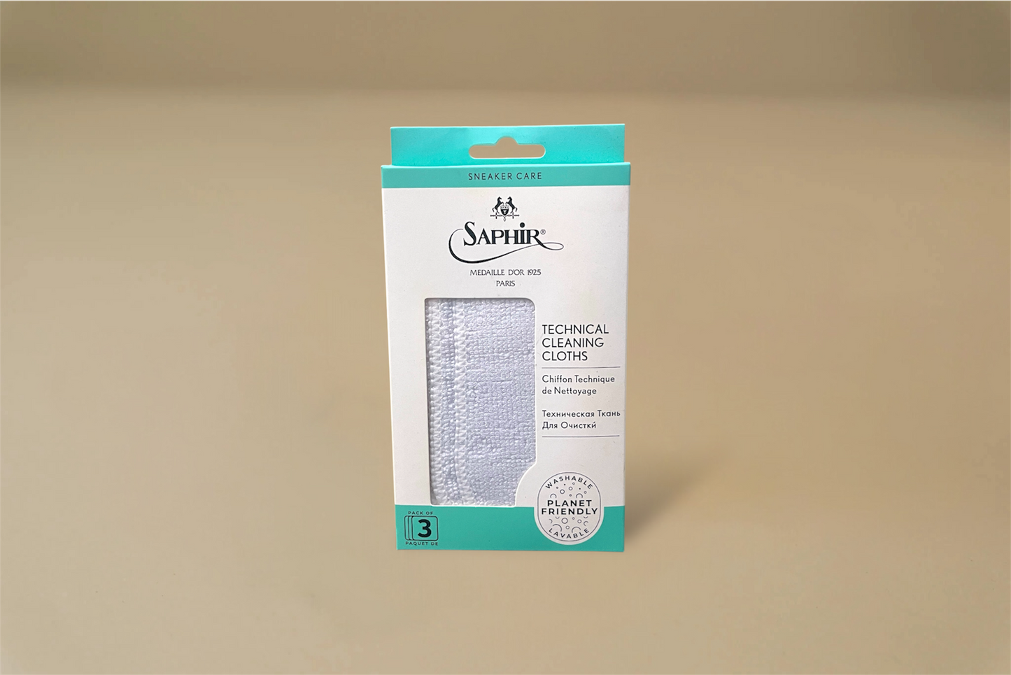 Saphir Medaille d'Or 1925 Technical Cleaning Cloths 3-pack - Brillaré Leather Care - 1