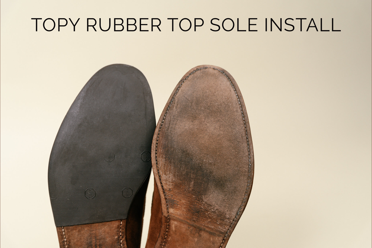 Brillaré Services Topy Vibram Sole Installation Calgary - Brillaré Leather Care - 1