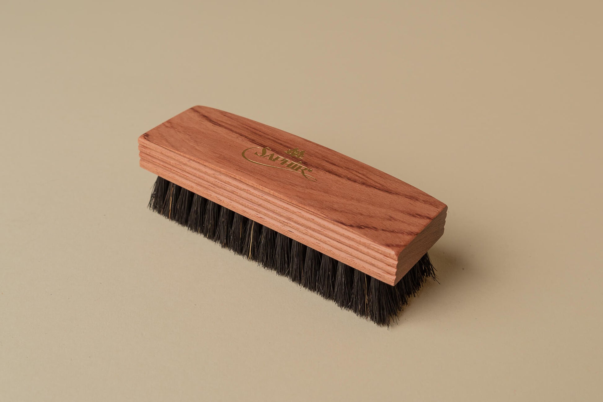 Saphir Medaille d'Or 1925 Small Polishing Wood Horse Hair Brush 5"3
