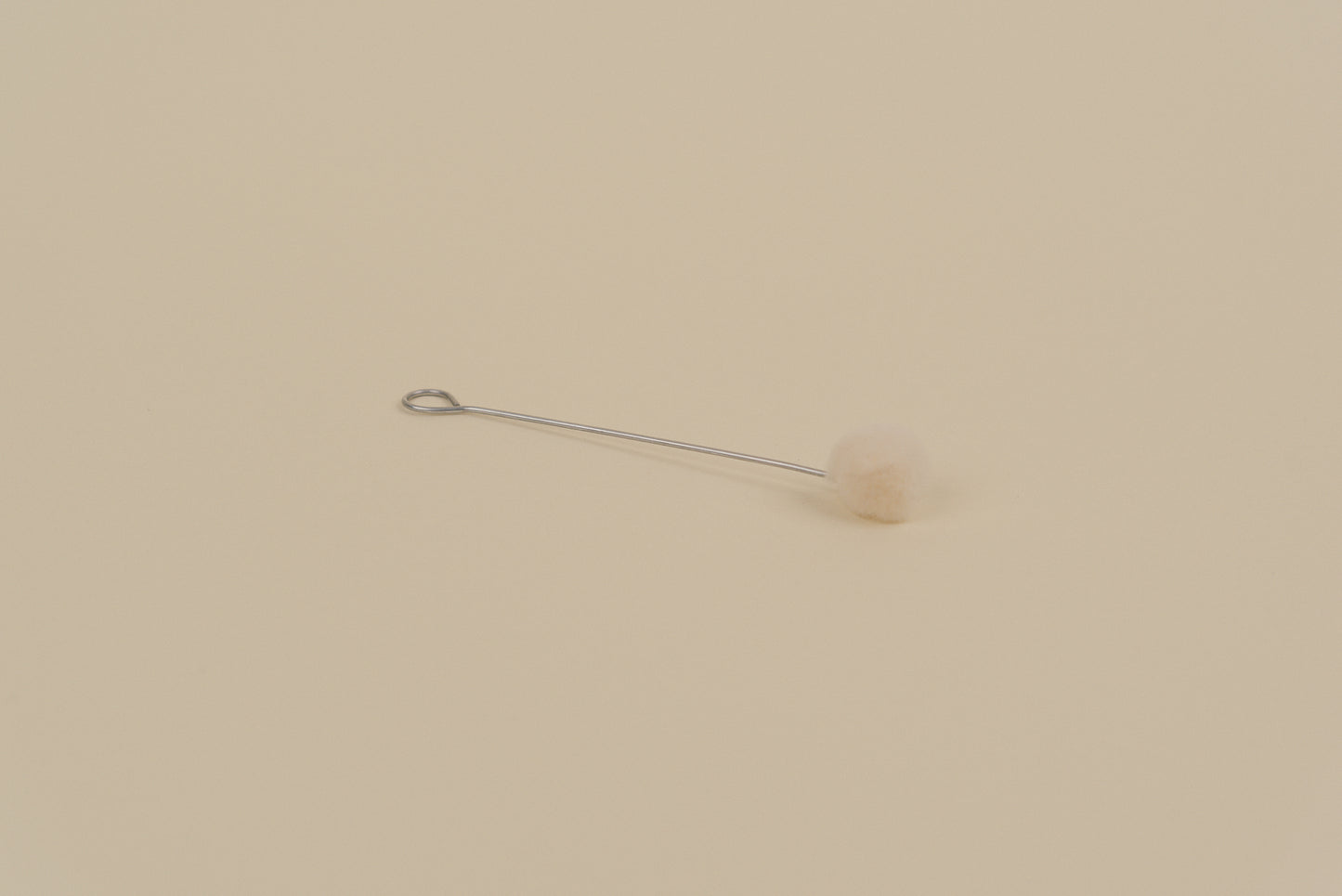 Wool Dauber with metal tip for polish application, made in USA