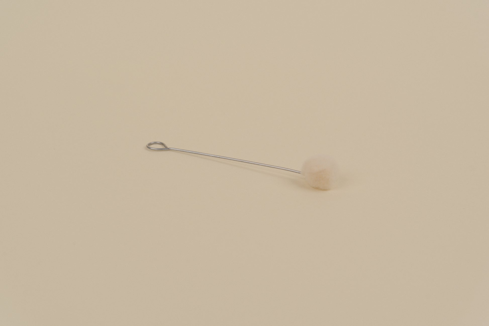 Wool Dauber with metal tip for polish application, made in USA