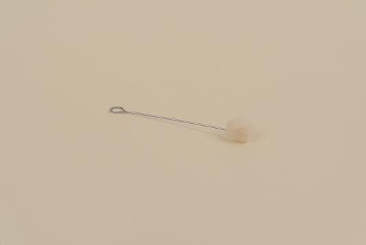 Wool Dauber with metal tip for polish application, made in USA