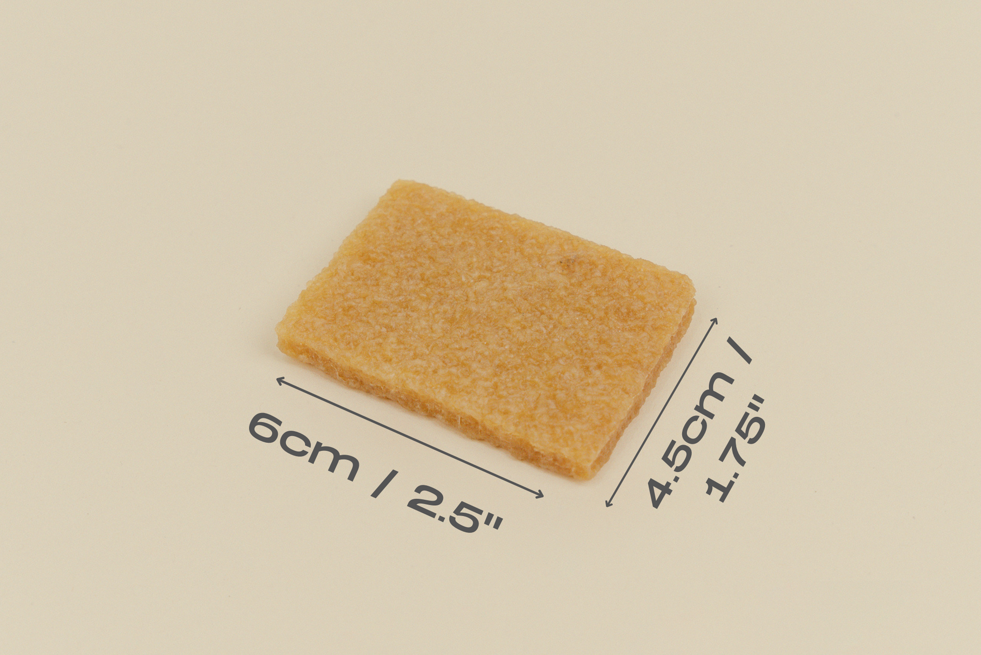 Brillaré Magic Brick suede eraser, nubuck cleaner, sneaker cleaner, sole edge cleaner, and suede care product close up photo 2 showing size