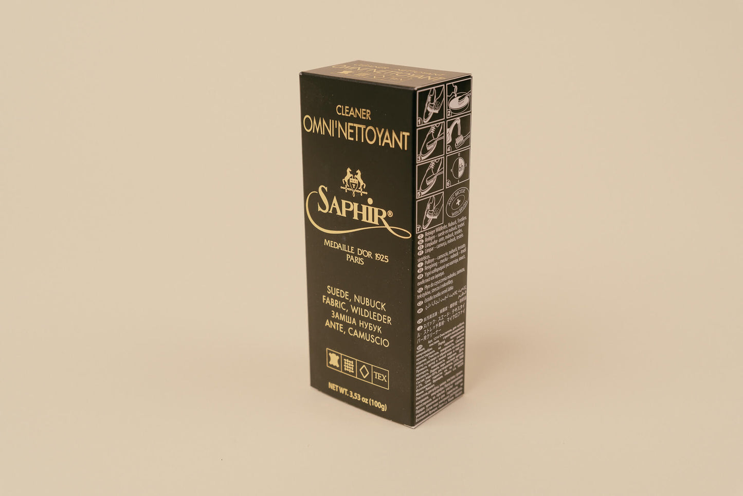 Saphir Medaille d'Or 1925 Omni'Nettoyant Suede Shampoo - Brillare only box