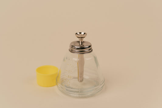 Brillaré water drop glass dispenser for polishing shoes and boots