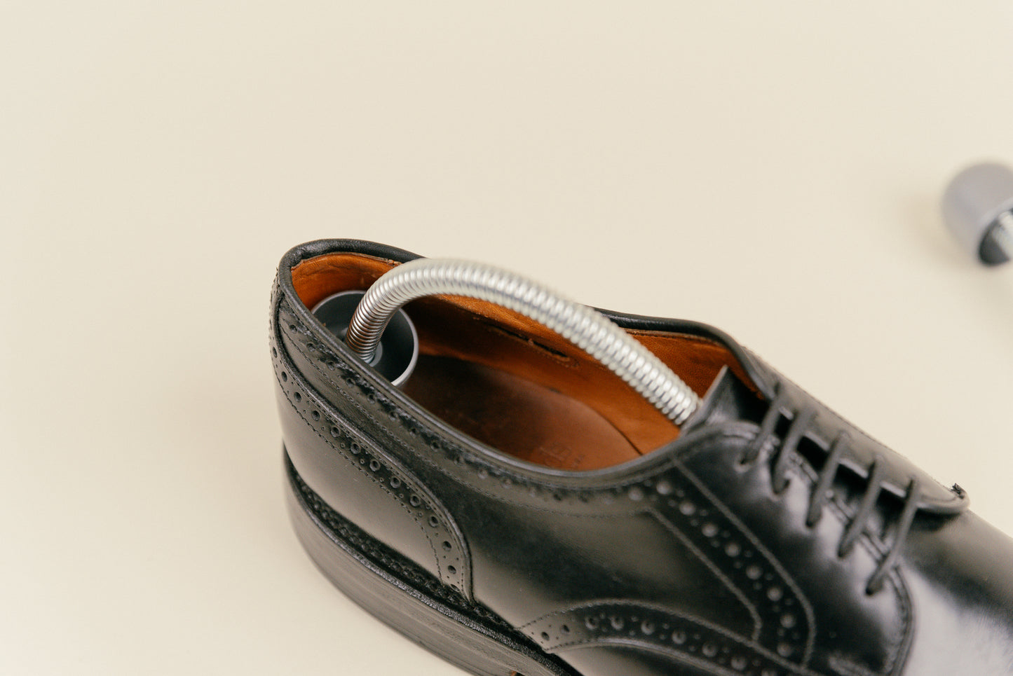 Brillaré plastic lightweight spring loaded shoe trees for sneakers and shoes. Made in Italy 7 shown with Allen Edmonds shoes