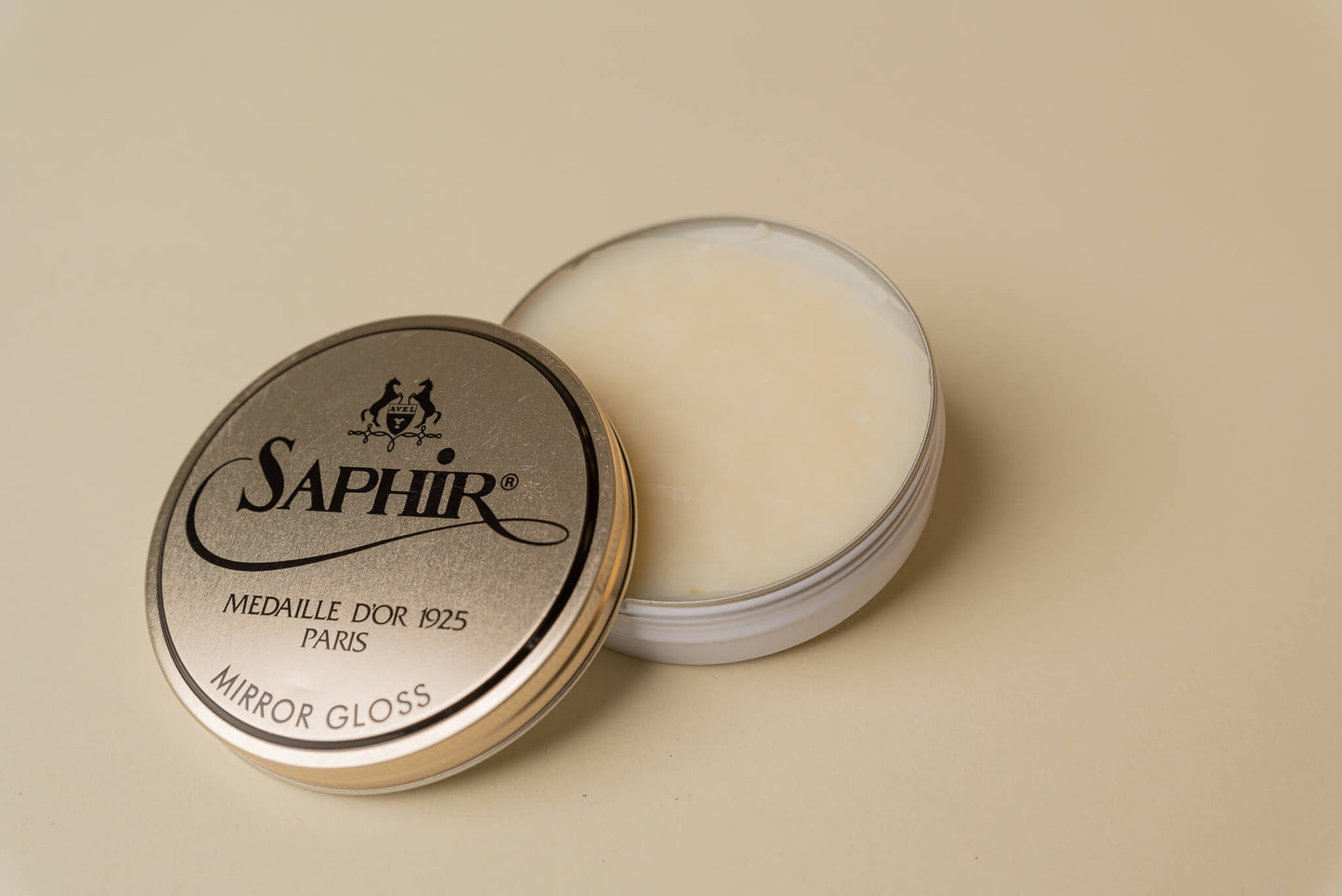 Saphir Medaille d'Or 1925 Mirror Gloss Shoe Polish Paste Wax - Brillare Neutral 02