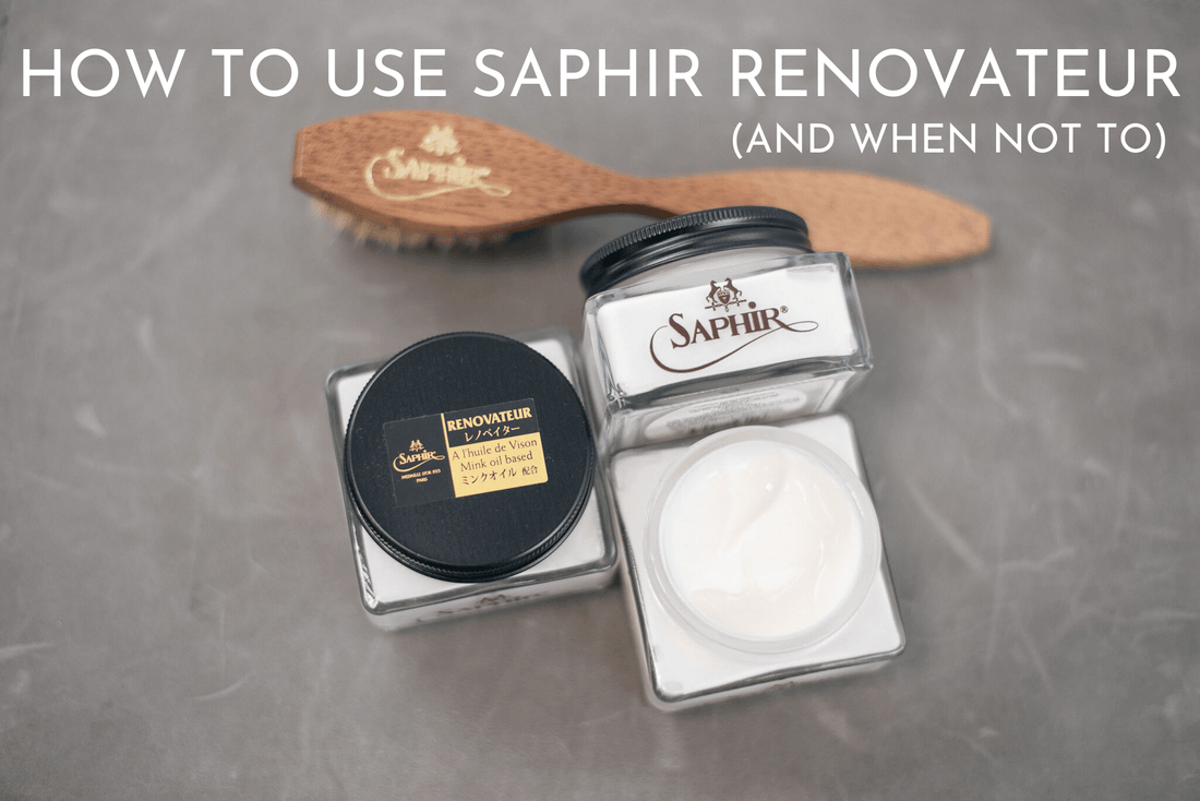 Saphir creme universelle vs renovateur discount