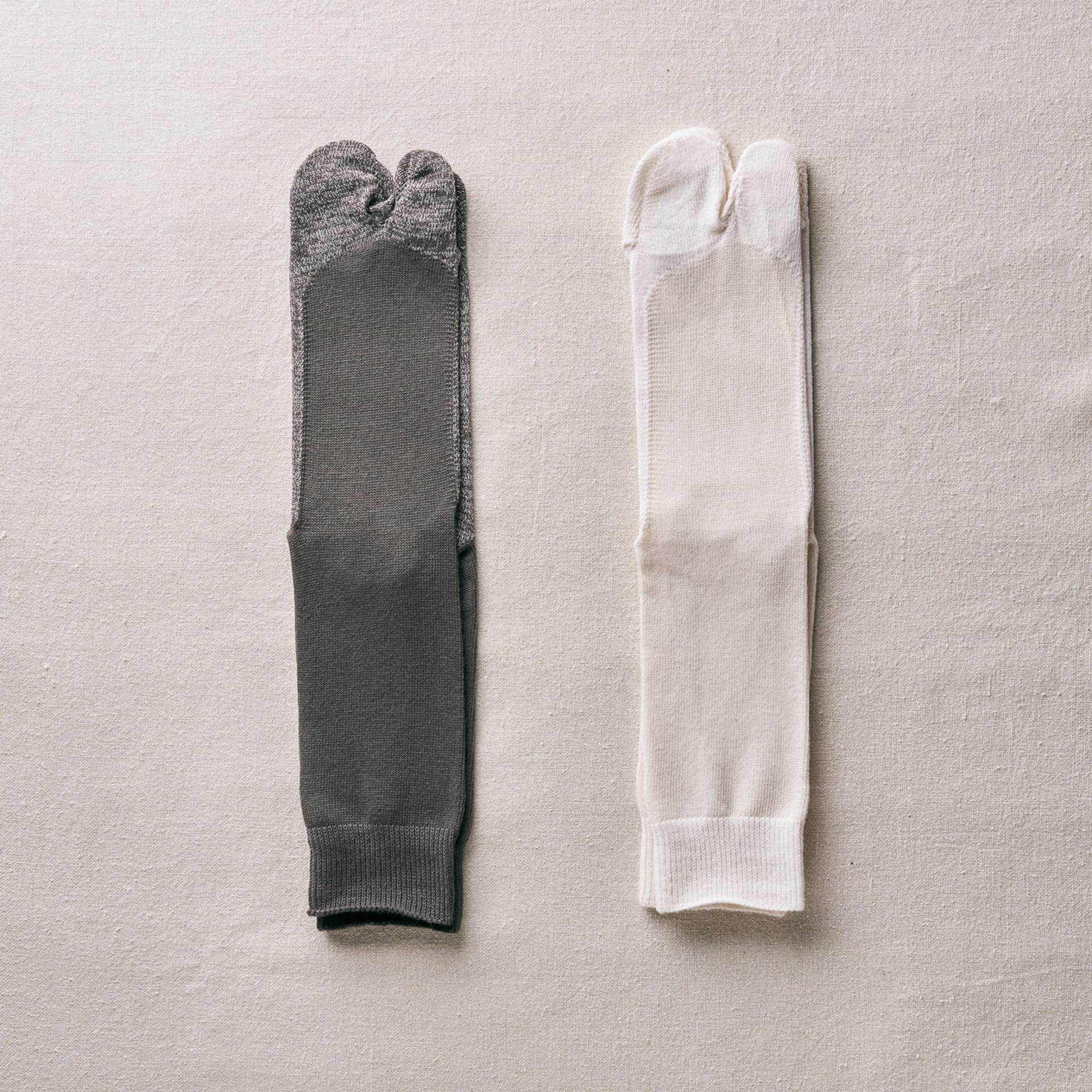 YAHAE - Organic Cotton "Washi" Tabi Socks - Brillaré Leather Care - 3