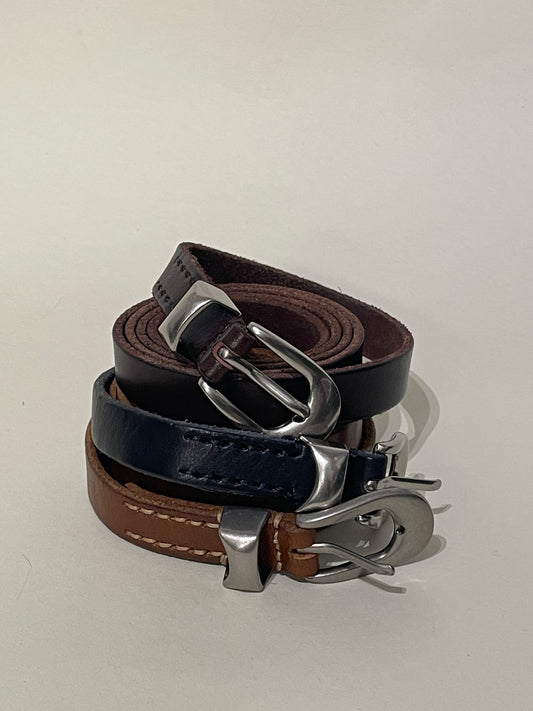 Western Style Full Grain Leather Belt