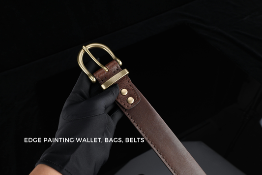Edge Painting Wallet, Bags, Belts