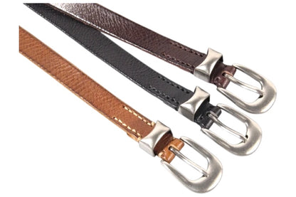 Western Style Full Grain Leather Belt