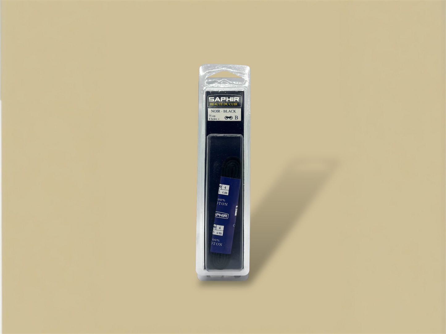 Saphir Cotton Black Laces