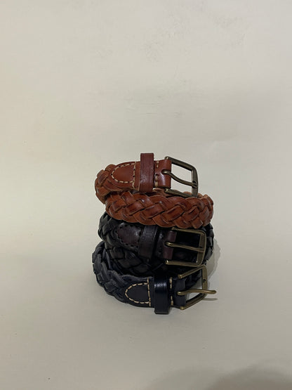 Handwoven Vegetable Tanned Cowhide Casual Belt