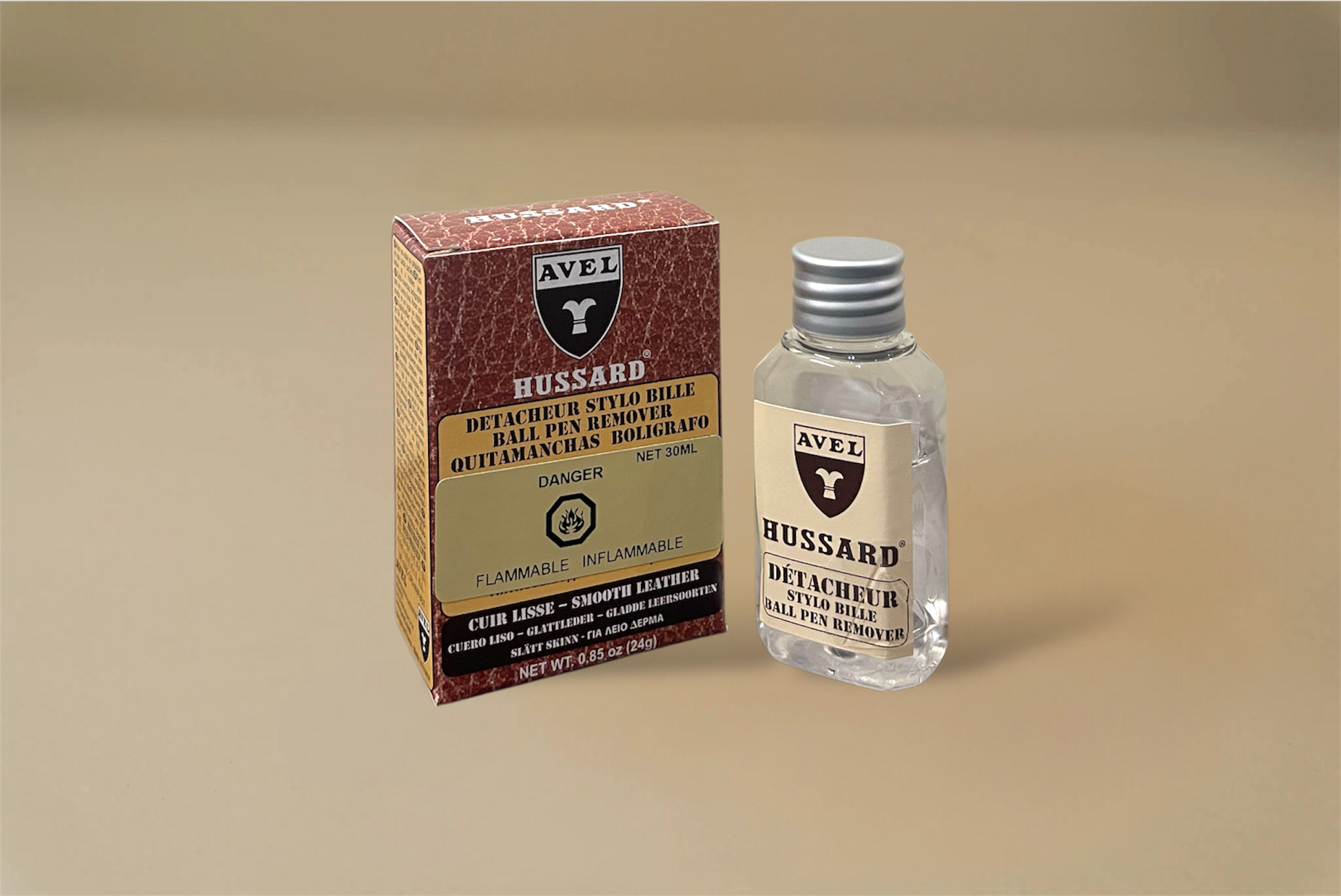Avel Hussard Ball Point Pen Ink Stain Remover - Brillaré Leather Care - 1