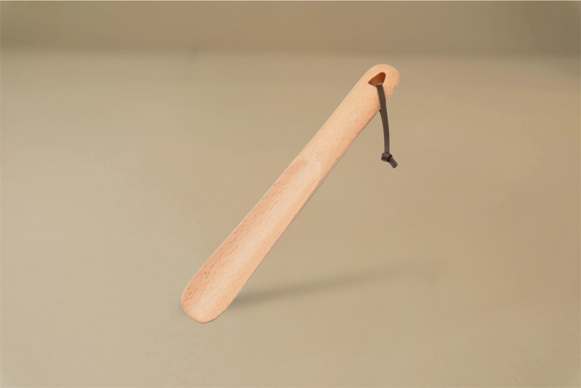 Wooden Shoe Horn W/Leather Strap – Brillaré - Official Saphir Reseller