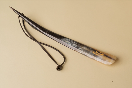 Saphir Medaille d'Or 1925 Buffalo Horn Shoe Horn 43-46cm Large - Brillaré Leather Care - 1