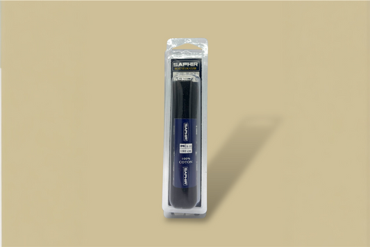 Saphir Beauté du Cuir Cotton Black Shoelaces - Brillaré Leather Care - 1