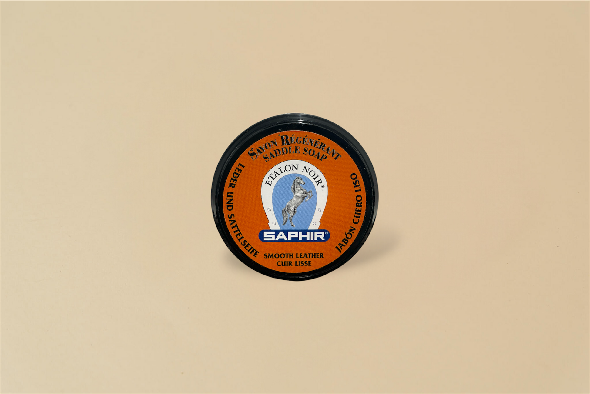 Saphir Etalon Noir Saddle Soap - Brillaré Leather Care - 1 