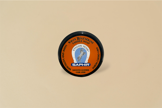 Saphir Etalon Noir Saddle Soap - Brillaré Leather Care - 1 