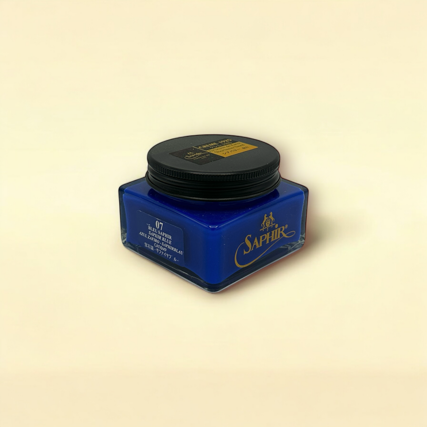 Saphir Pommadier Cream Polish 75ml Saphir Blue 07