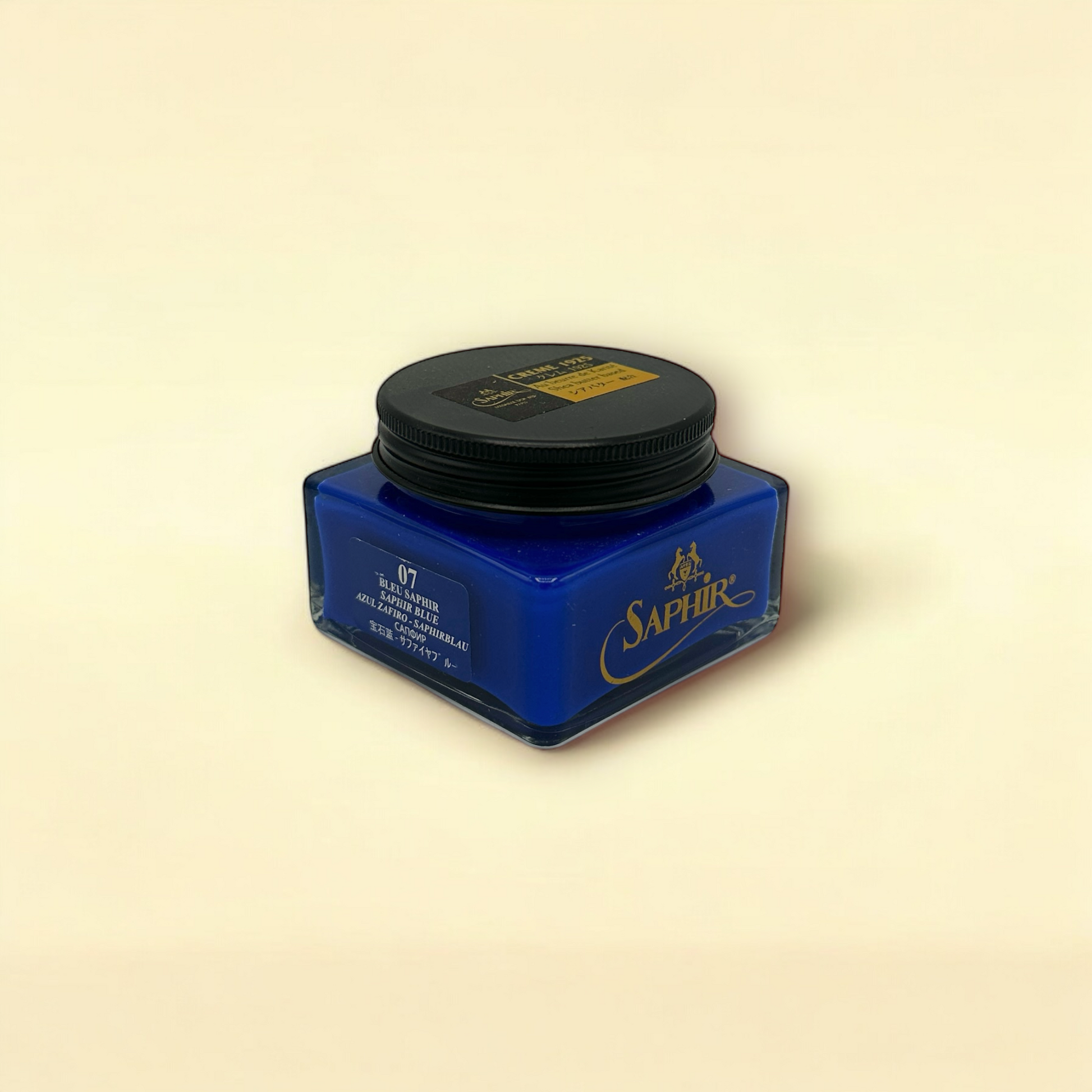 Saphir Pommadier Cream Polish 75ml Saphir Blue 07