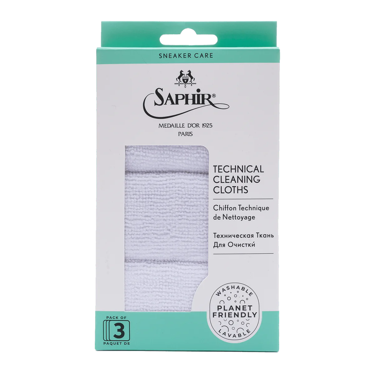 Saphir Medaille d'Or Technical Sneaker Cleaning Cloths (3 pack)