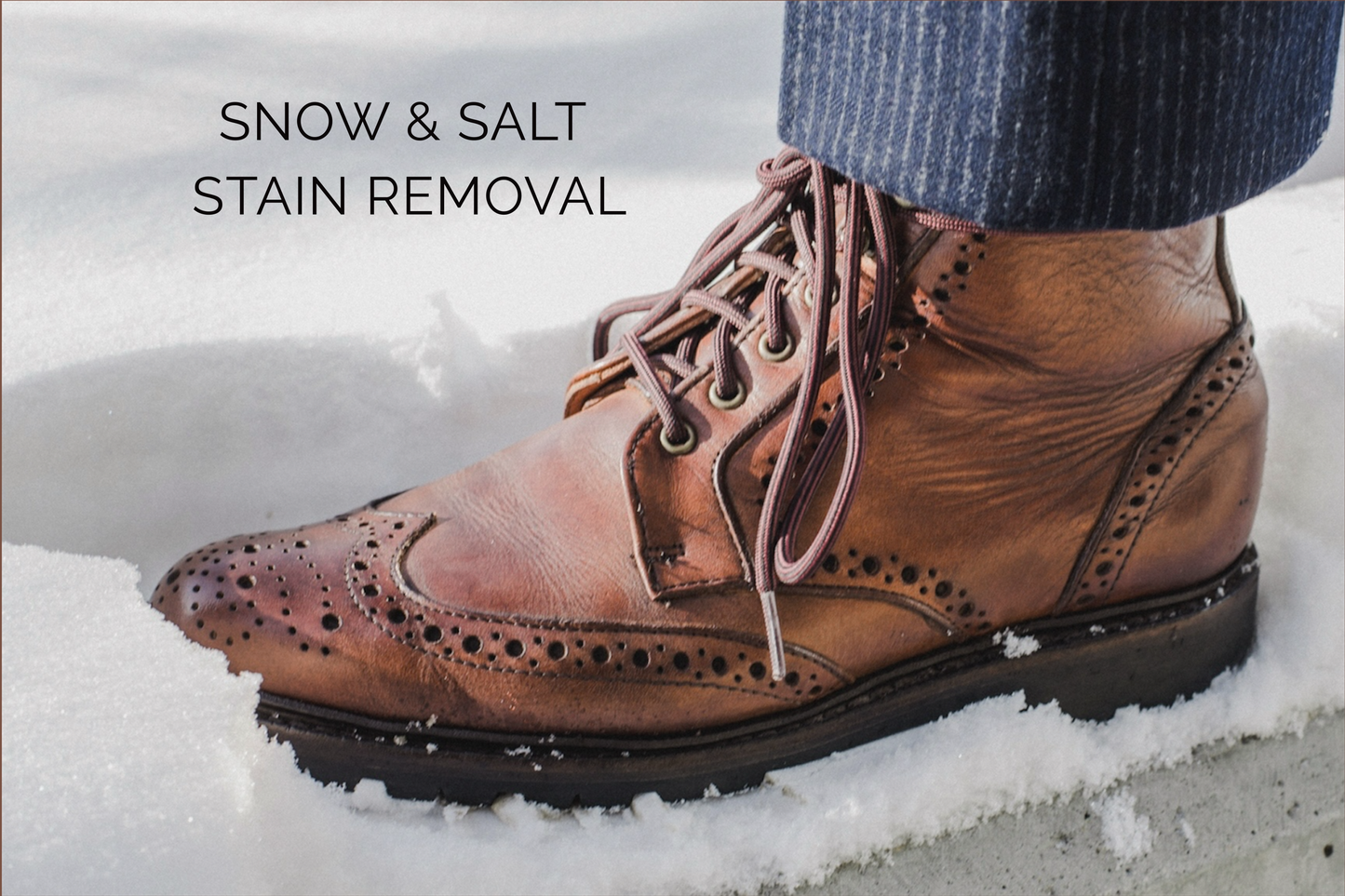 Snow & Salt Stain Removal - Brillare Luxury Shoe Care - 1 