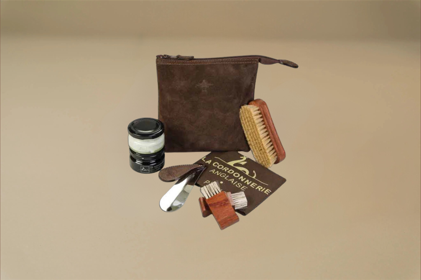 La Cordonnerie Anglaise Biarritz Shoe Shine Kit - Brillare Leather Care - 1