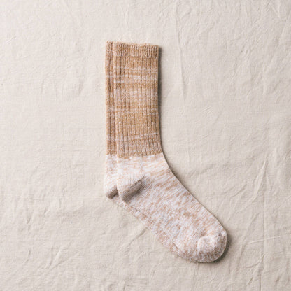 YAHAE - Organic Cotton Pile Crew Socks