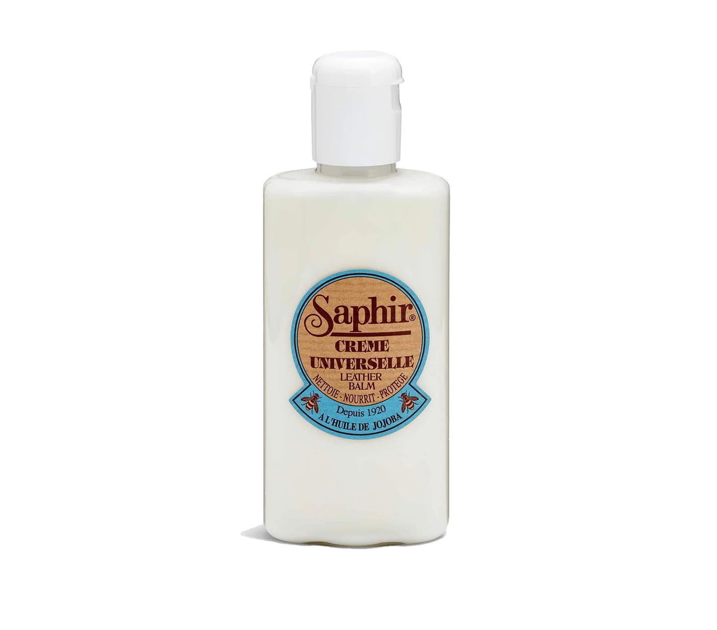 Saphir's leather conditioner. Conditions and maintains. Shoe polish essential. Brillare is a Saphir reseller in Calgary, Alberta, Canada offering the best for shoe shines and polish.