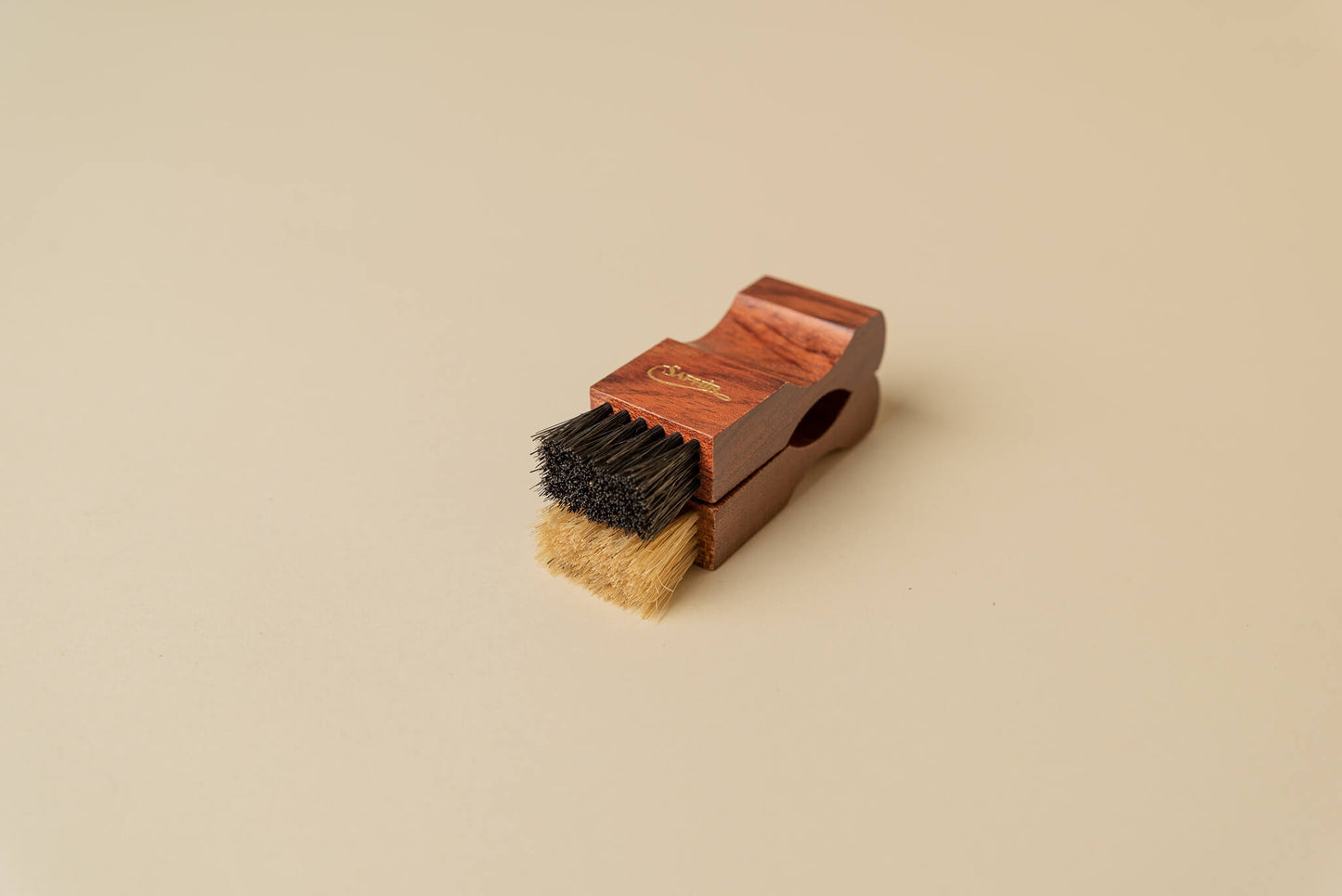 Saphir Medaille d'Or 1925 Wood Small Dauber Applicator Horse Hair Brush 3.5" - Brillare