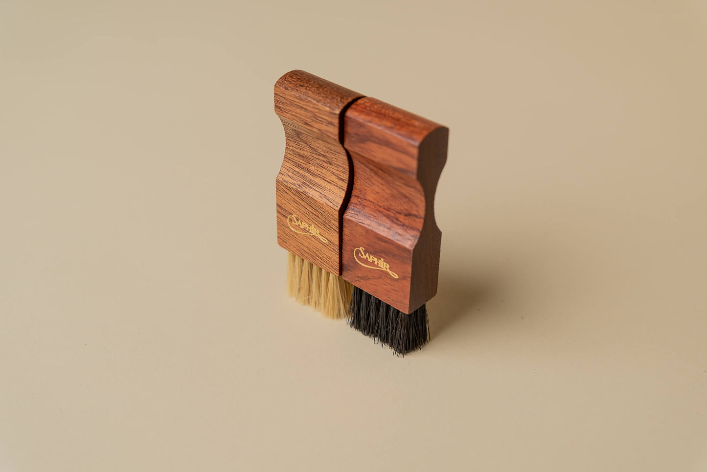 Saphir Medaille d'Or 1925 Wood Small Dauber Applicator Horse Hair Brush 3.5" - Brillare 4