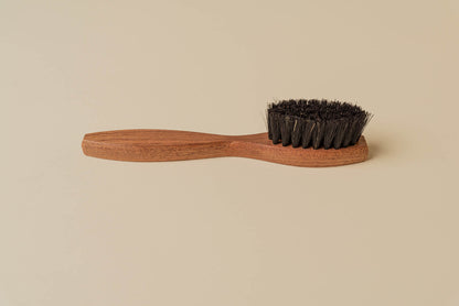 Saphir Medaille d'Or Wood Spatula Horse Hair Shoe Brush - Brillare black 3