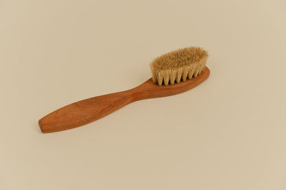 Saphir Medaille d'Or Wood Spatula Horse Hair Shoe Brush - Brillare blond / natural 1