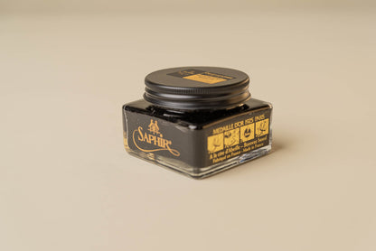 Saphir Medaille d'Or Oiled leather cream Black - Brillare 