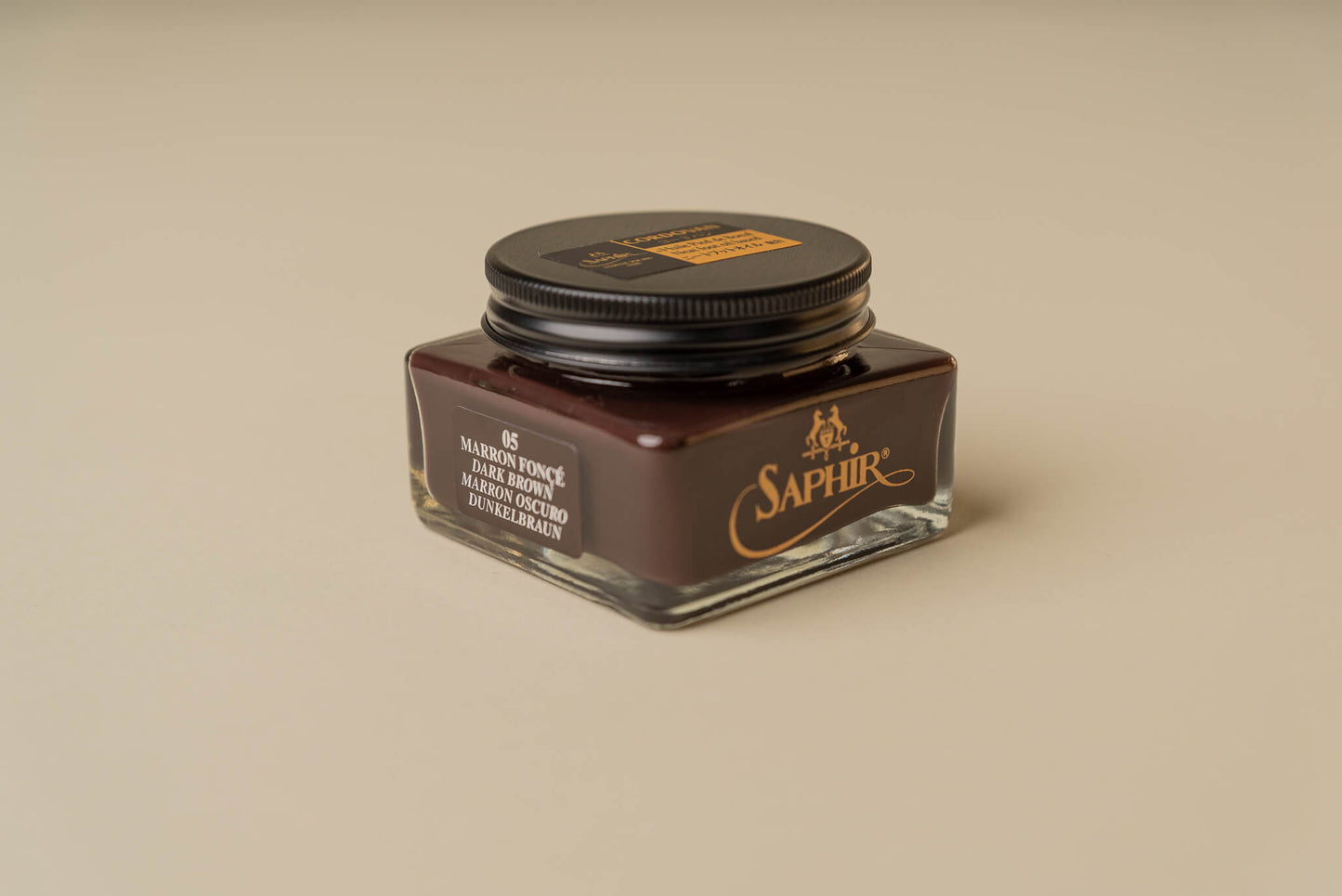 Saphir Medaille d'Or 1925 Cordovan Shoe care Creme - Brillare dark brown 05