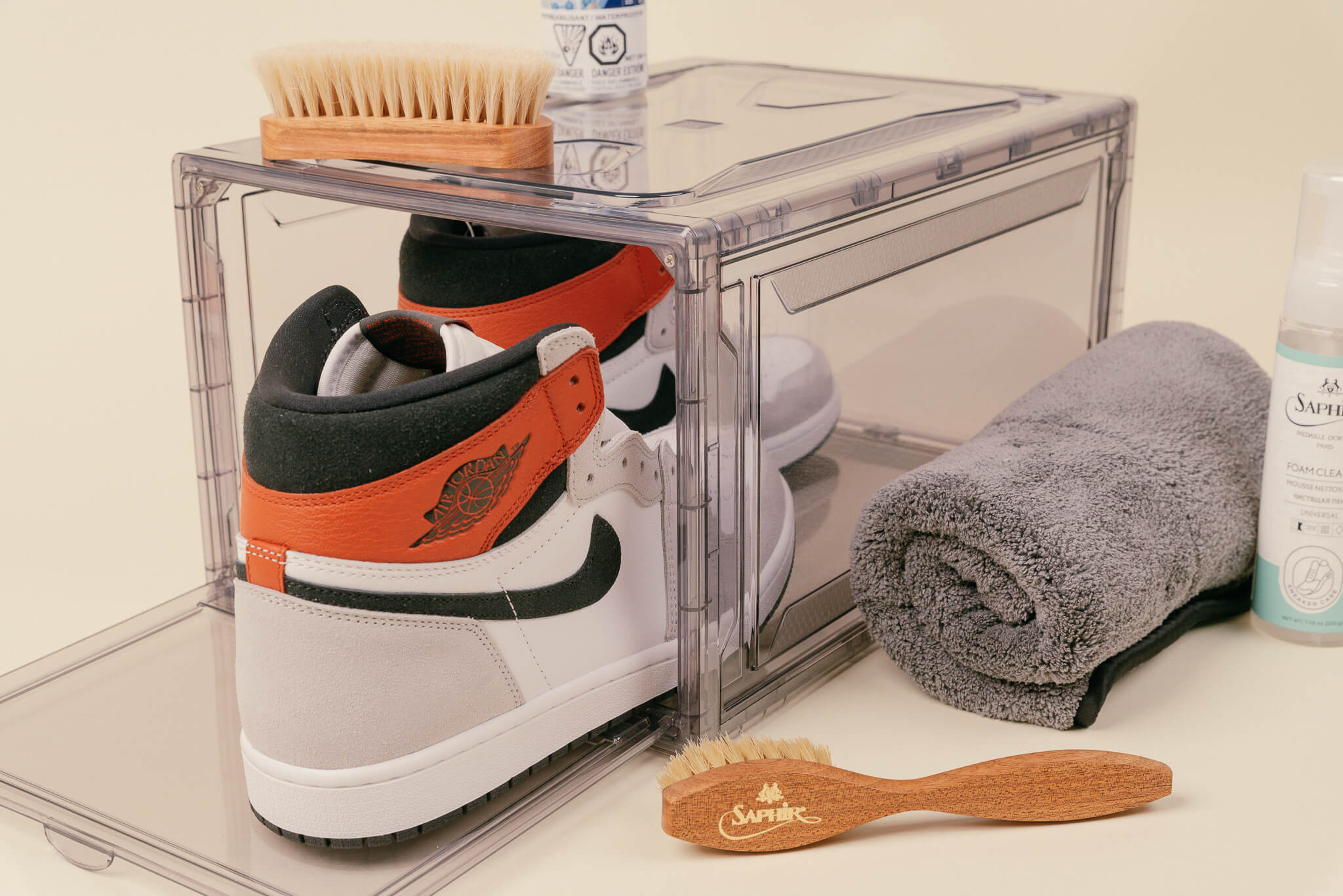 Sneaker Shoe Storage Box Brillare Shoe Care Official Saphir Reseller